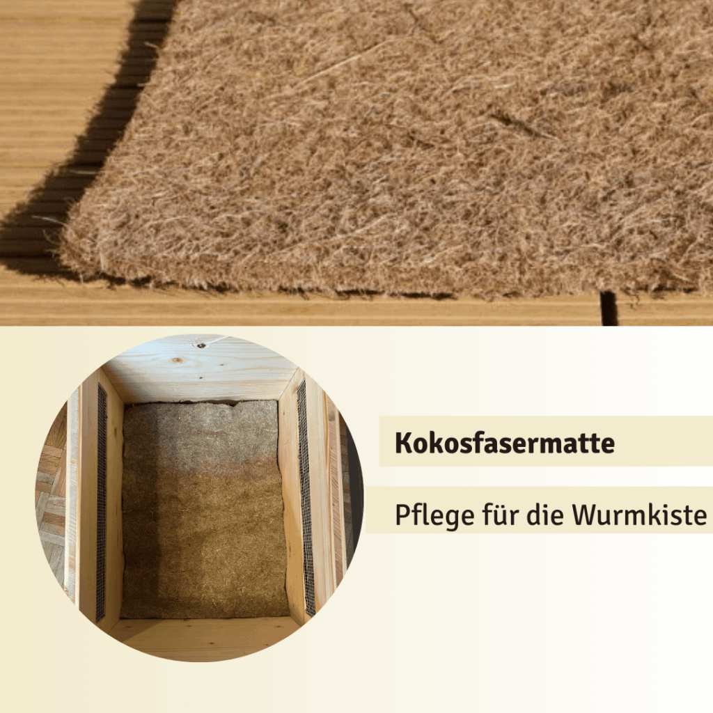 Kokosfasermatte fรผr die Wurmkiste Produktbild