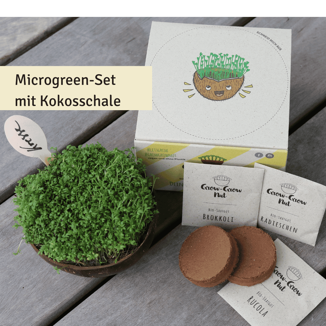 Grow-Grow Nut - Microgreen Starterset