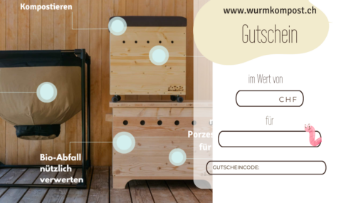 Gutscheinkarte Onlineshop www-wurmkompost.ch