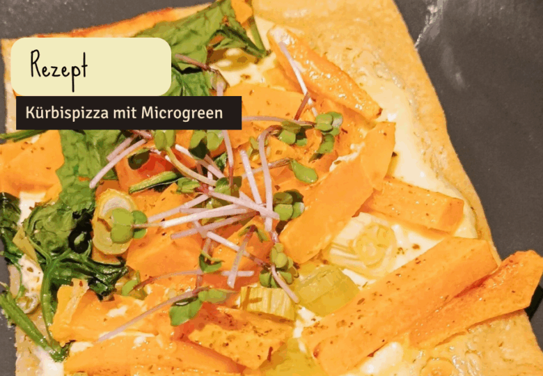 Rezept für Kürbispizza Beitragsbild