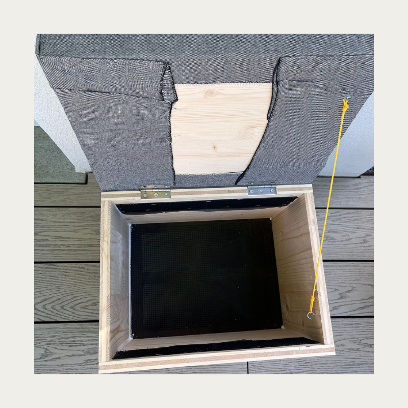 DIY Wurmkiste Schülerprojekt Deckel